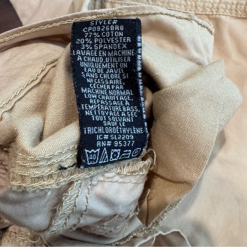 Sanctuary Women’s Beige Cali-Cargo Standard Rise Pants, Size 26 - Picture 11 of 13